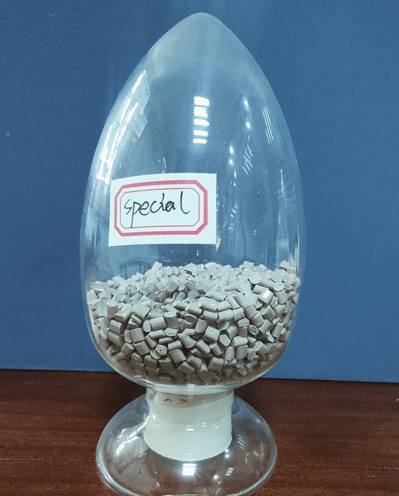 Lågkrympande specialpolyesterspån för textilvävning